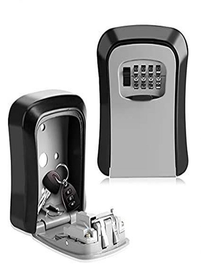 Istara Combination Key Safe Box/Key Safe Lock Box Wall Mounted Outdoor Storage Box with Code Combination Resettable Password Security Lock for Home Office and Garage - Image 4